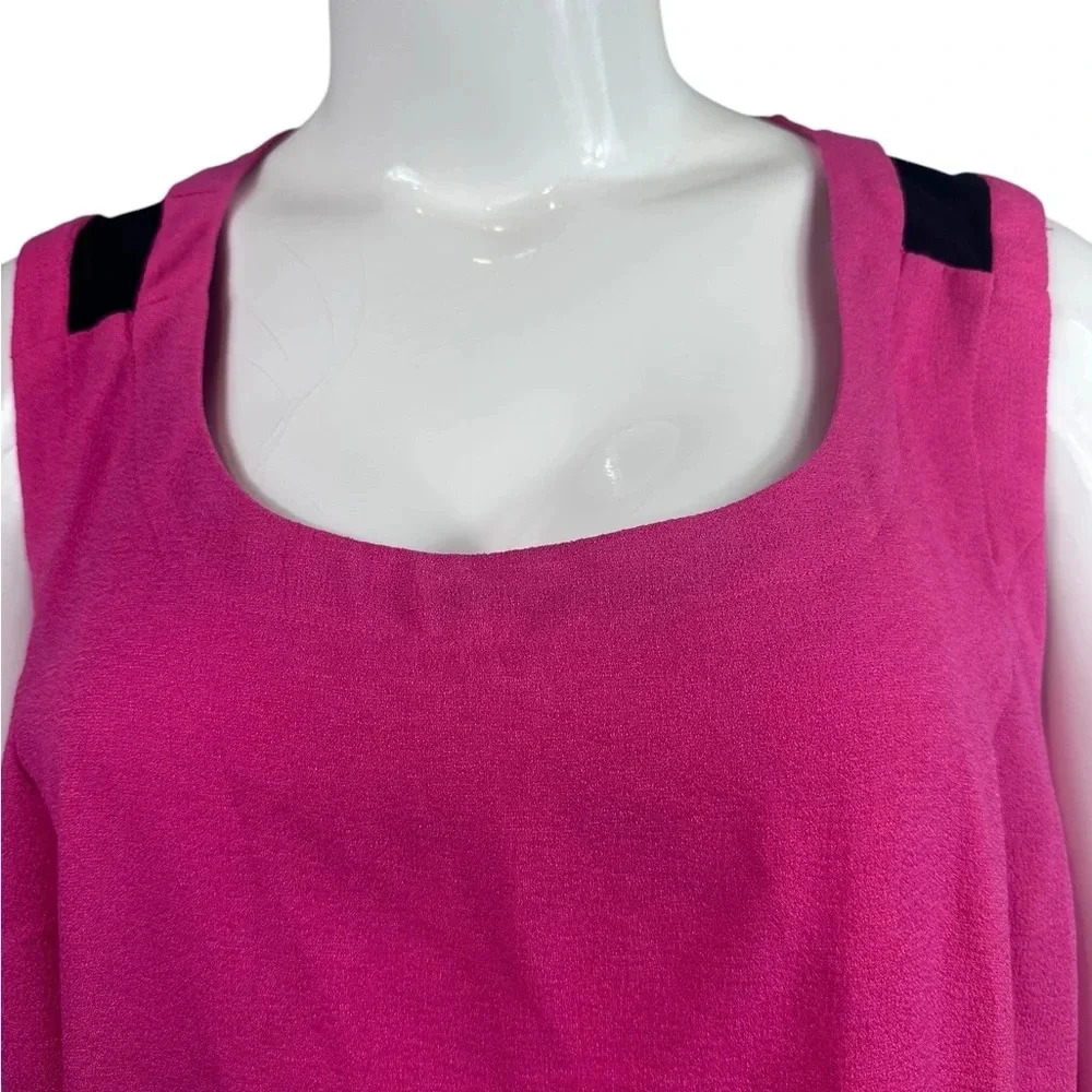 ✅ 3 for $15 ✅ Torrid pink sleeveless top black mesh on the back size 4-4X/26 - Picture 3 of 10